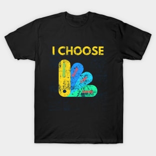 I Choose Violence Funny Quote T-Shirt